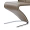 Global Furniture Usa Contemporary PU D4126 2 Brown Dining Chairs 3189 - alternate 3